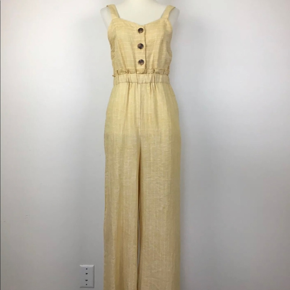 NWT Romeo & Juliet Couture Linen Jumpsuit Size S - Picture 8 of 8